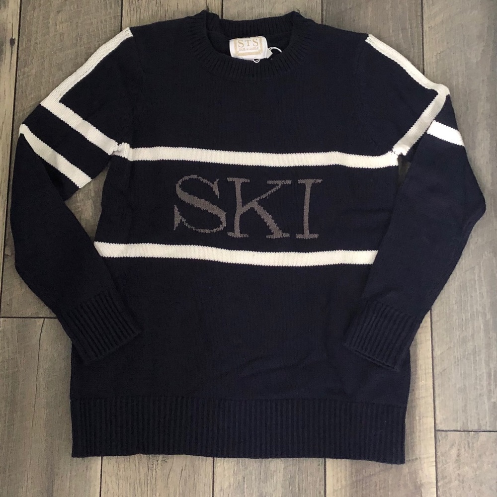 Sail to Sable Ski Intarsia Sweater
